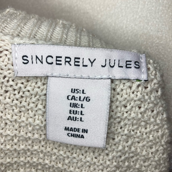 Sincerely Jules Cream Crochet Tank Top - Picture 4 of 4